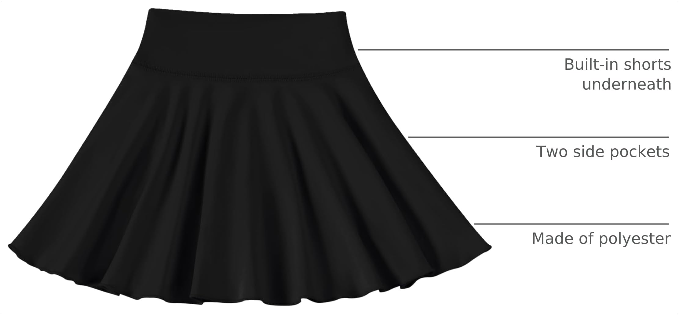 Suggested Dance Skort (warm weather)- Add Size & Color on Amazon