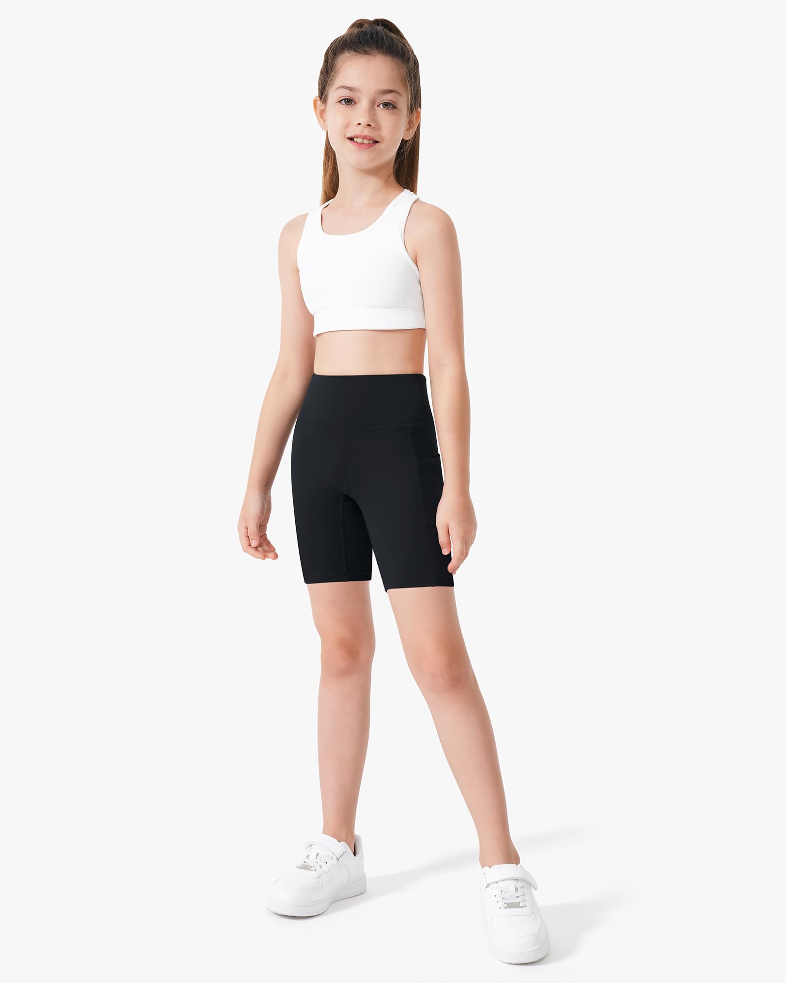 Suggested 8" Black Bike Shorts Youth Sizes