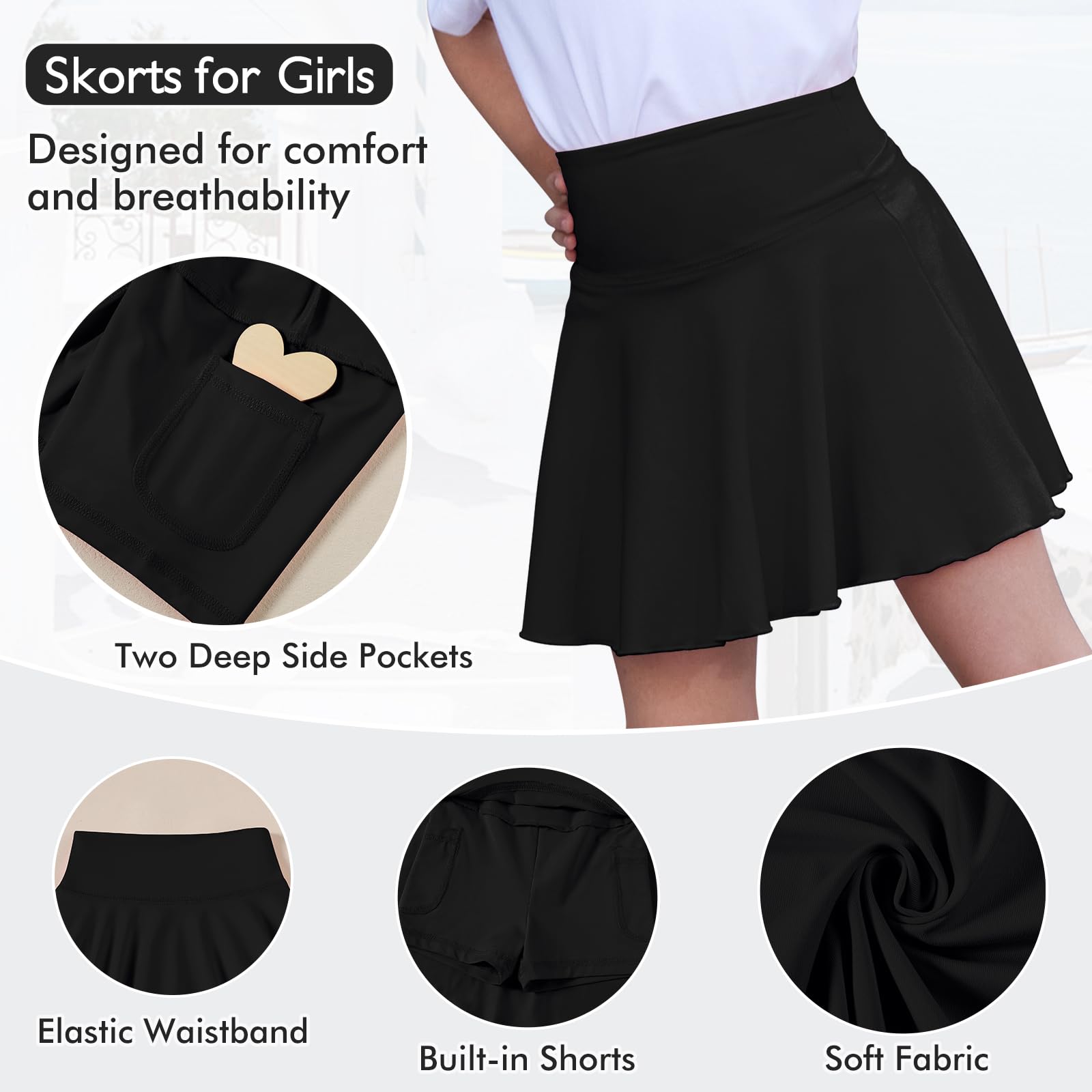 Suggested Dance Skort (warm weather)- Add Size & Color on Amazon
