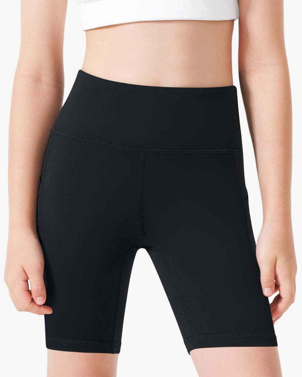 Suggested 8" Black Bike Shorts Youth Sizes