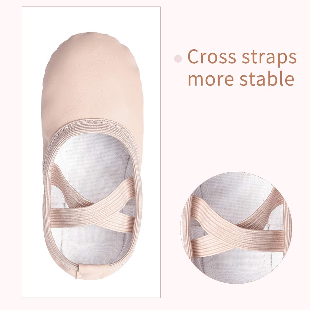 Required Girls Ballet Shoes in Ballet Pink- Add size on Amazon