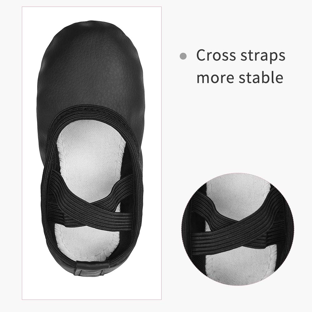 Required Boys Ballet Shoes in Black- Add size on Amazon