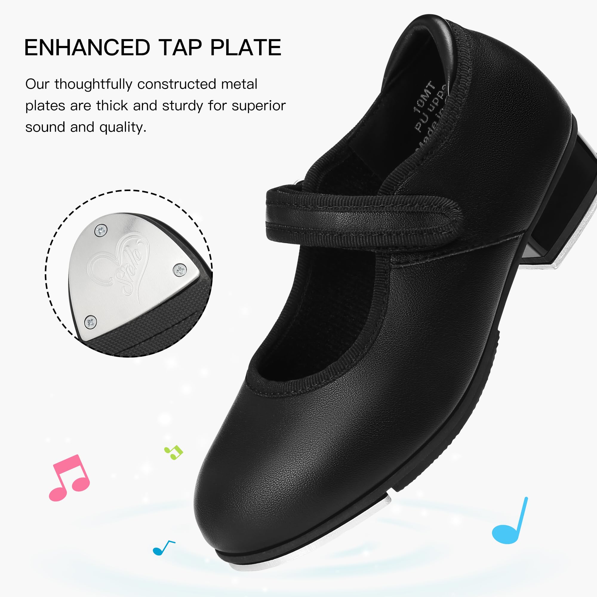 Required Boys Tap Shoes in Black- Add size on Amazon