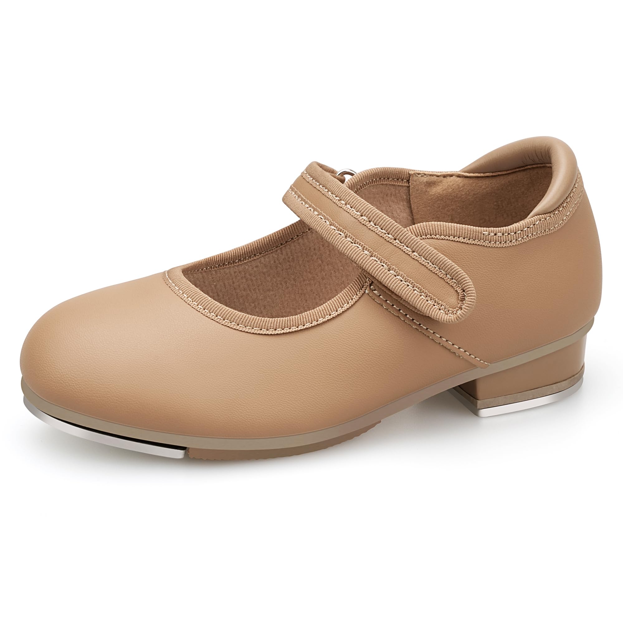 Required Girls Tap Shoes in Tan- Add size on Amazon
