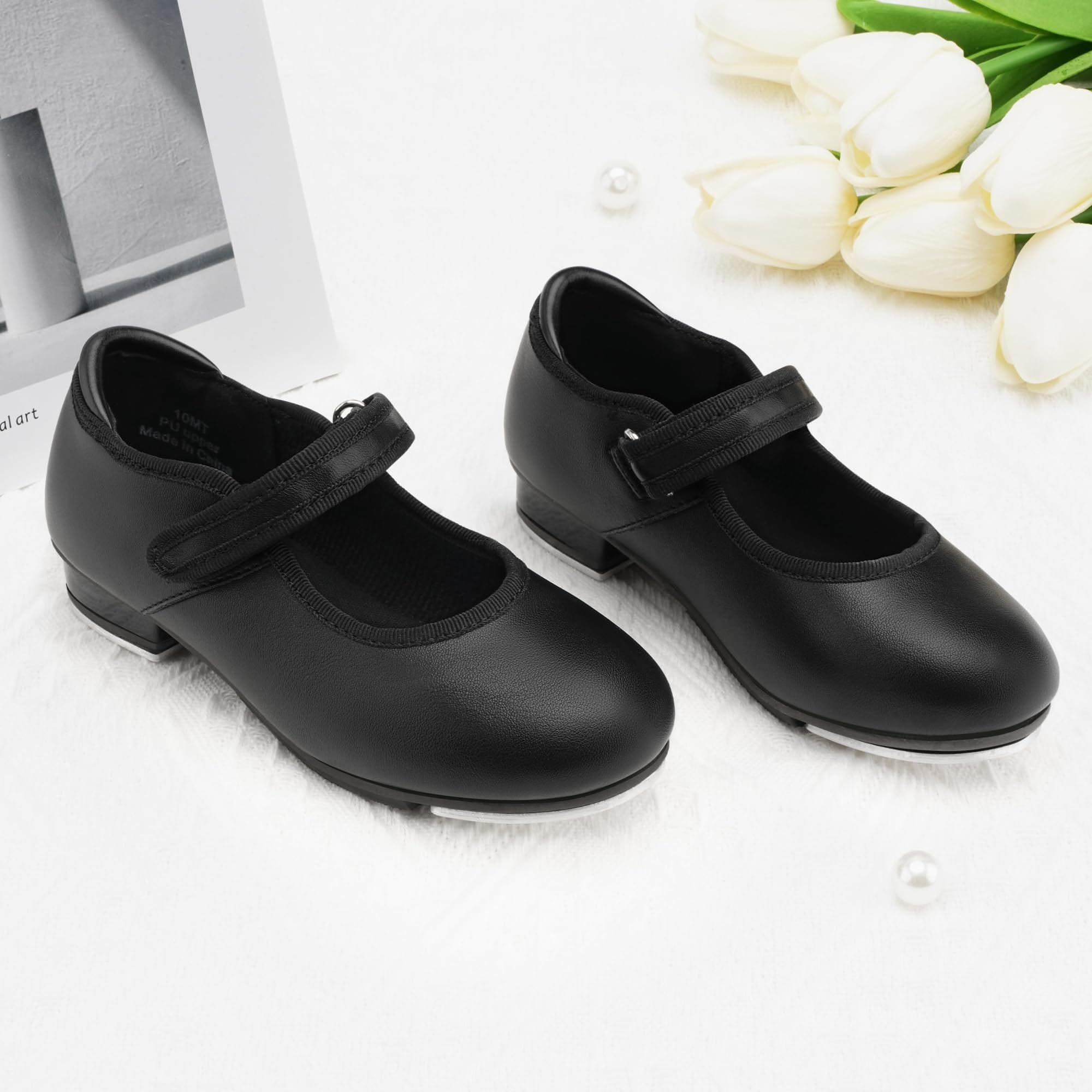 Required Boys Tap Shoes in Black- Add size on Amazon