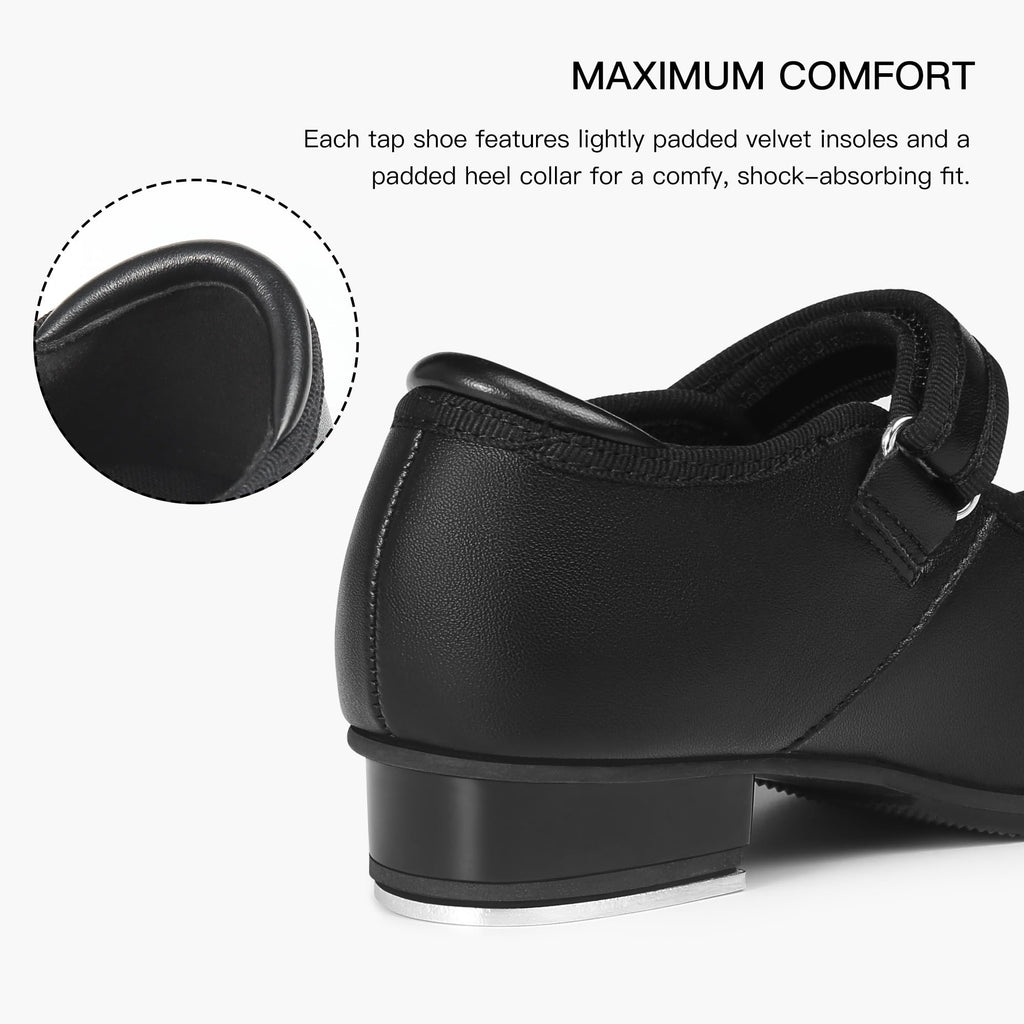 Required Boys Tap Shoes in Black- Add size on Amazon